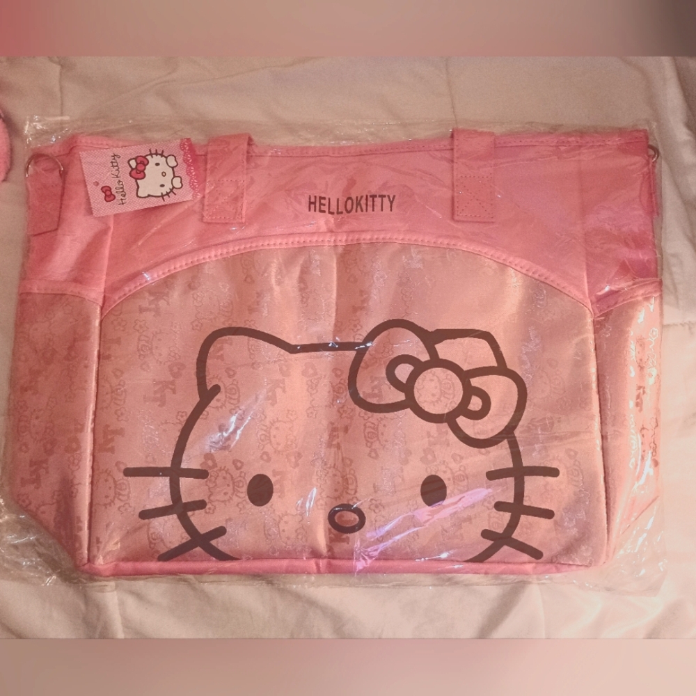 Hello Kitty Pink Mommy's Baby's Bag New